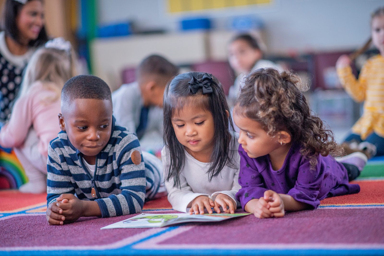 Children enjoying an organized activity